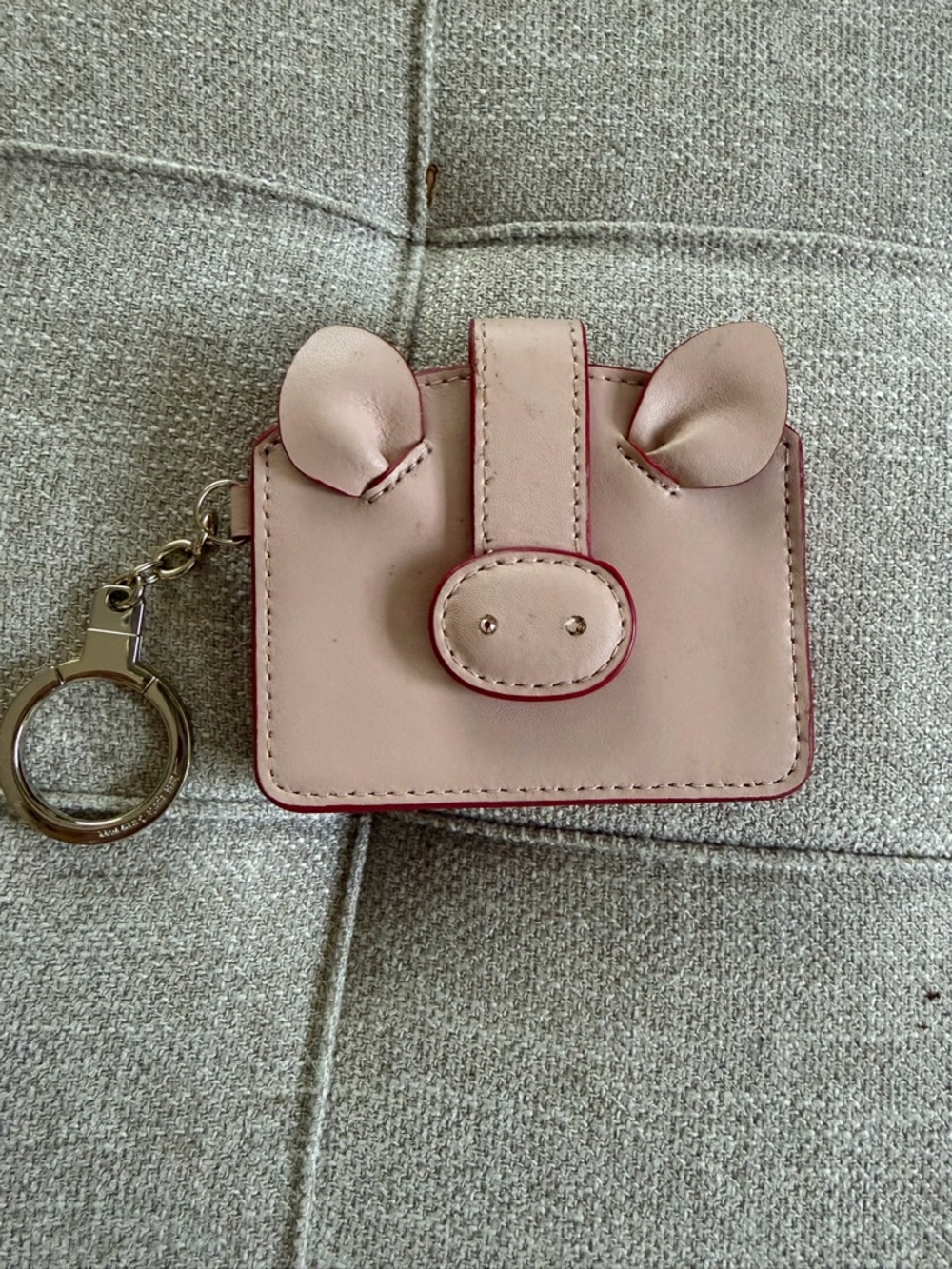 kate spade Pink Animal Keychain Card Holder